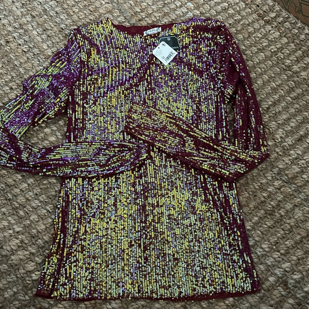 New Intimately Free People sequin top